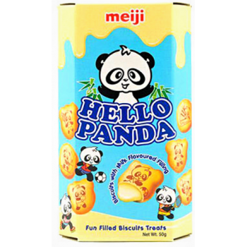 Meiji Hello Panda Biscuit with Milk Flavoured Filling 50g