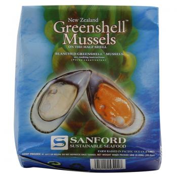 Sanford Greenshell Mussels 800g  (Ireland Only)