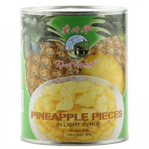 Mount Elephant Brand Pineapple Pieces in Light Syrup 850g